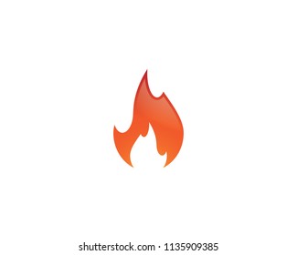 Fire symbol illustration design