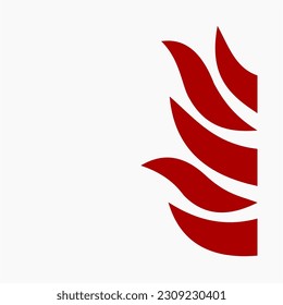 fire symbol. fire safety sign. fire equipment sign