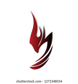 fire symbol with unique character
