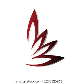 fire symbol with unique character