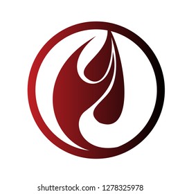 fire symbol with unique character