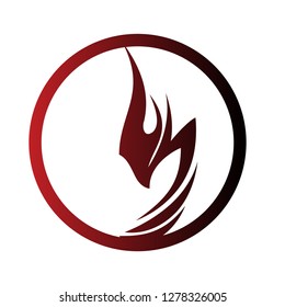 fire symbol with unique character
