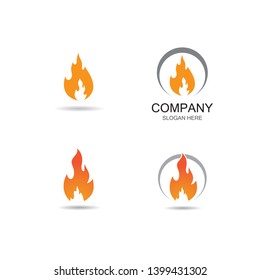 Fire symbol vector icon illustration