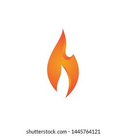 Fire symbol vector icon illustration