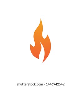 Fire symbol vector icon illustration