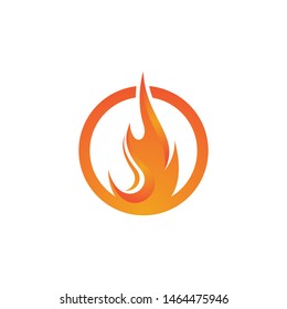 Fire symbol vector icon illustration