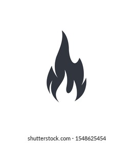 Fire symbol vector icon illustration