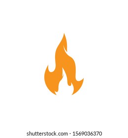 Fire symbol vector icon illustration