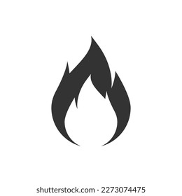 Fire symbol vector. Illustration suitable for web and graphic design.