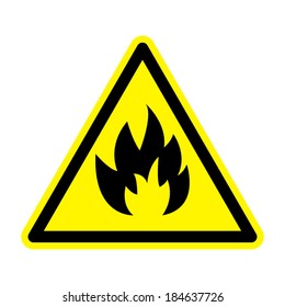 fire symbol vector sign