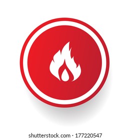 Fire symbol,vector