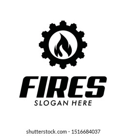 Fire Tech Fire Flame Logo Stock Vector (Royalty Free) 1516684037 ...