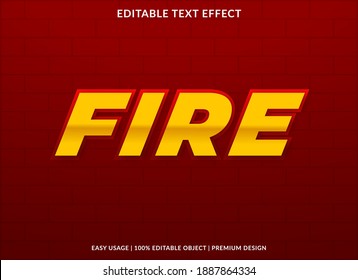 fire text effect with bold style use for business logo and brand