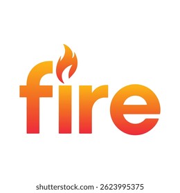 Ícone de design de logotipo de palavra de texto de acionamento