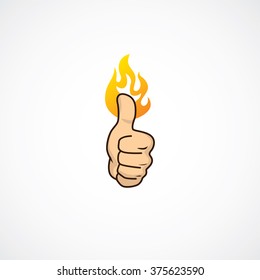 fire thumb up