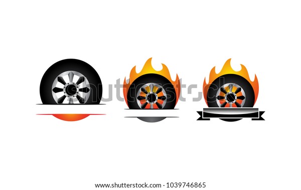 Fire Tire Emblem Template\
Set
