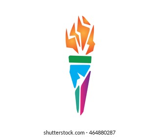 Fire Torch Championship Logo - Victory In Diversity