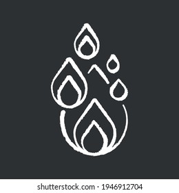 Fire training chalk icon. Health. Sport lifestyle. Thin line customizable illustration. Contour symbol. Vector isolated outline drawing.