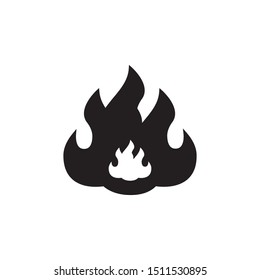 fire trending icon vector symbol template