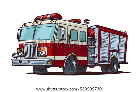 Fire Truck Cartoon Images Free
