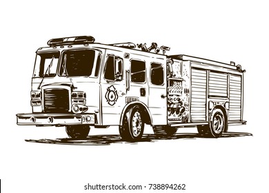 Fire Truck drawing