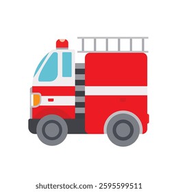 Fire truck engine car vector illustration symbol