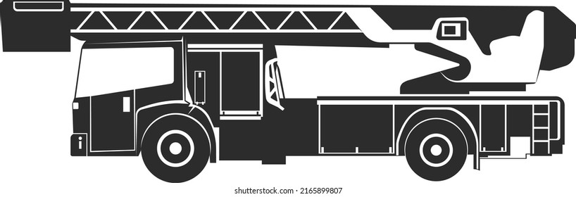 fire brigade clipart black and white free