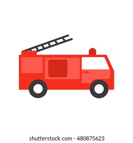 fire truck flat icon