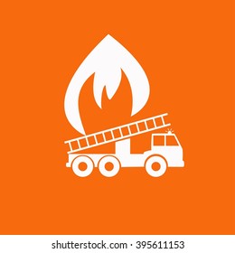 Fire truck icon