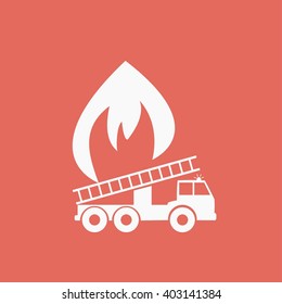 Fire truck icon
