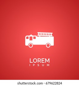 Fire truck icon