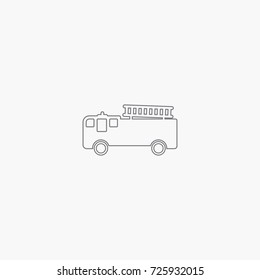 Fire truck icon