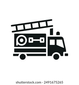 Fire truck icon vector design templates simple and modern concept