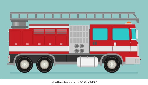  Fire truck rescue engine transportation. Firefighter emergency.