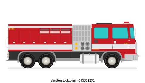  Fire truck rescue engine transportation. Firefighter emergency.