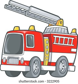 Fire Truck Vector Illustration