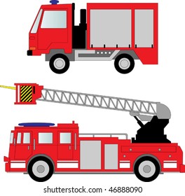 Fire truck vector illustration