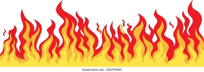 fire vector background for design use