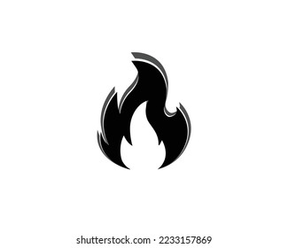 fire vector, vector black fire, black flames blazing on white