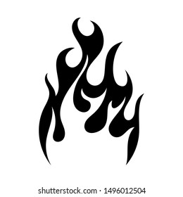 Fire vector can be used for logos, tattoos, icons, artwork, stickers, t-shirts, brands, and others.
