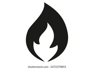 
fire vector in flat style, fire clipart, flame illustration in flat style.