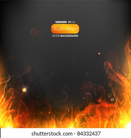 Fire vector frame