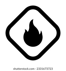 Fire Vector Glyph Icon For Personal And Commercial Use.
