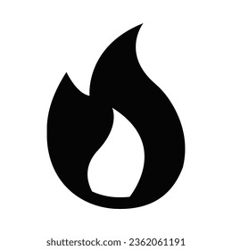 Fire Vector Glyph Icon For Personal And Commercial Use.

