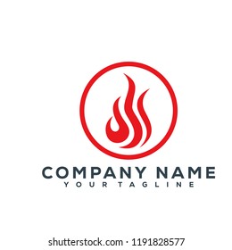Fire Vector Graphic Template Download Modern