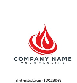 Fire Vector Graphic Template Download Modern