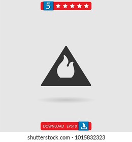 fire vector icon