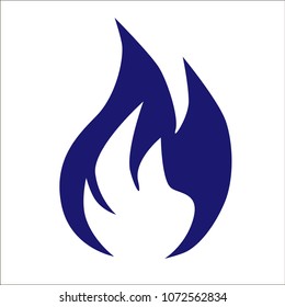 Fire vector icon.	
