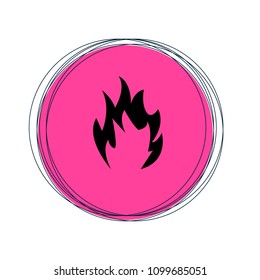 fire vector icon