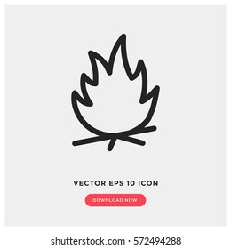 Fire vector icon